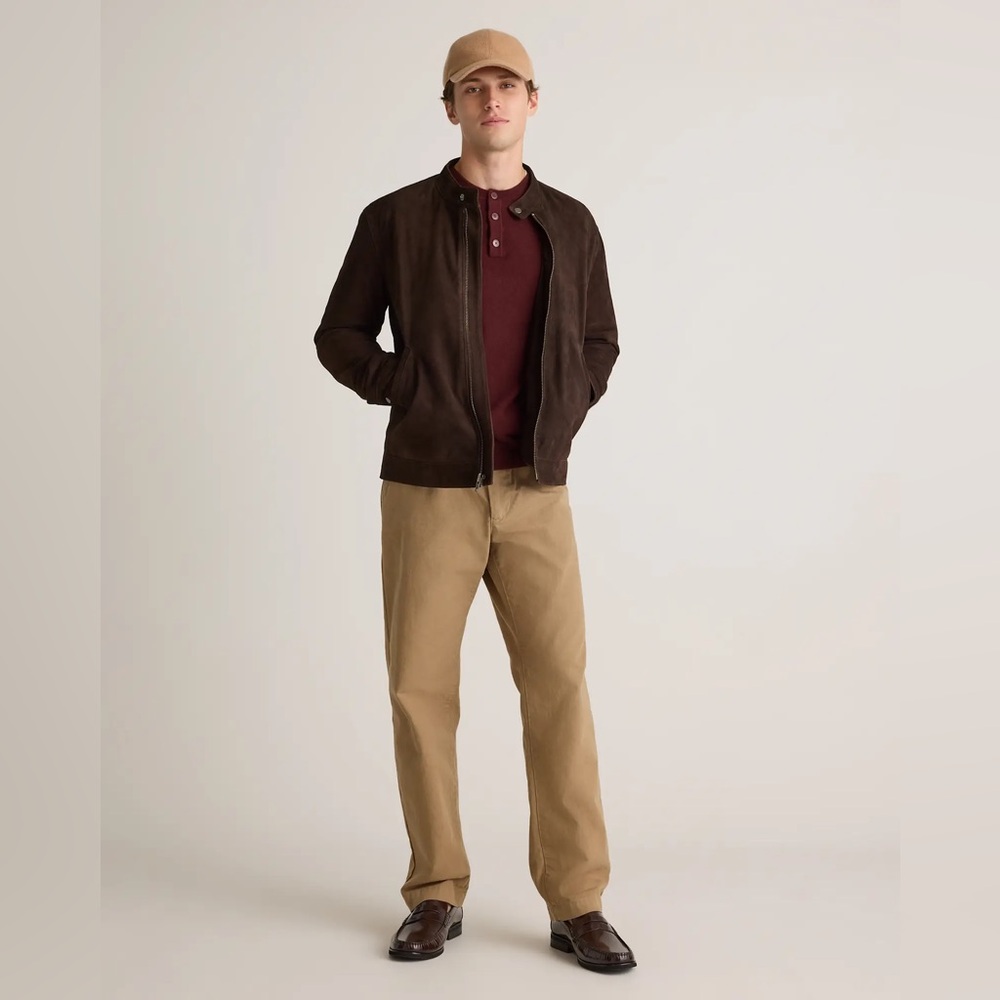 Quince 100% Suede Café Racer Jacket
Color Espresso Size XL - Picture 2 of 10